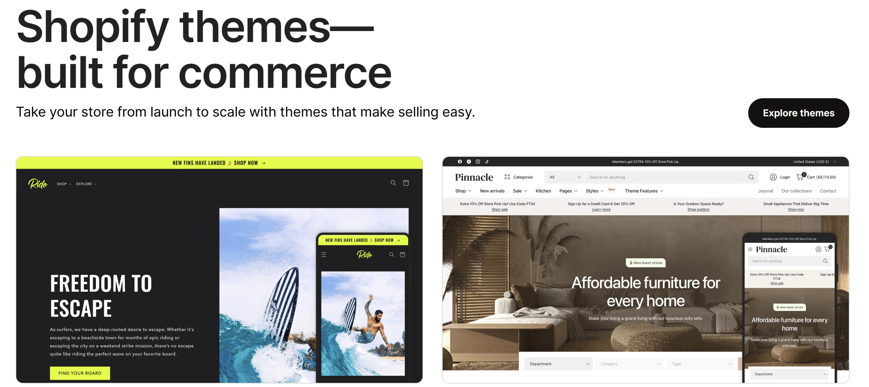 Best Free Shopify Themes in 2024