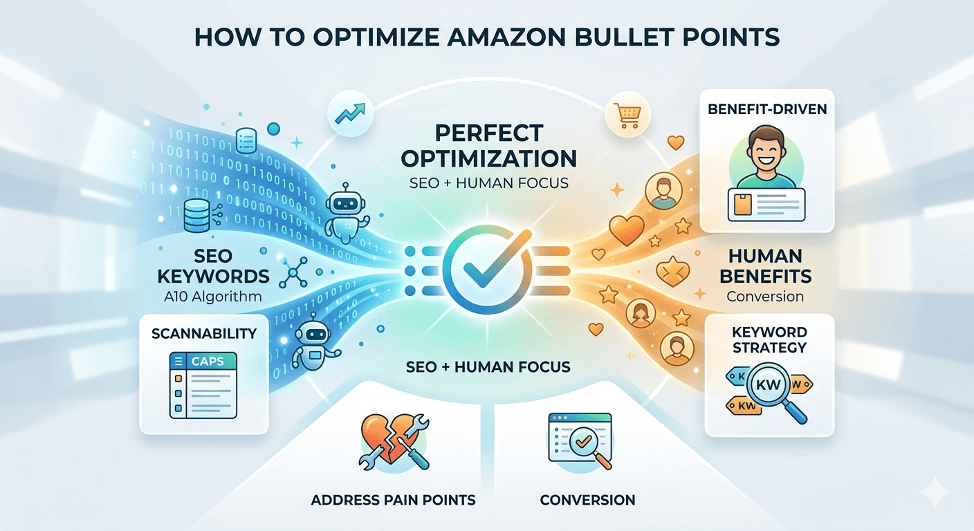Amazon Bullet Points Optimization: Buyer-Led Guide