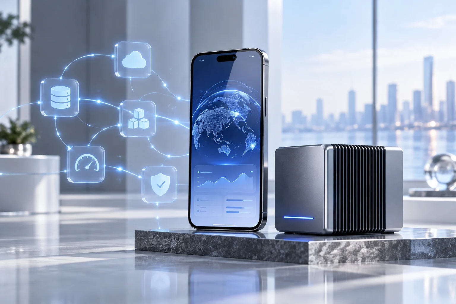 AI 与互联网应用服务场景示意